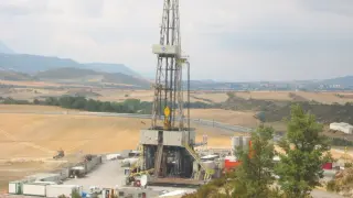 Pozos de gas del Serrablo
