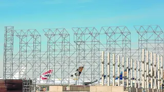La estructura métalica del hangar para A380 se construye con piezas fabricadas en Guipúzcoa.