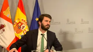 El vicepresidente de la Junta de Castilla y León, Juan García-Gallardo (Vox)
