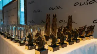 En la gala se hicieron entrega de 200 trofeos y medallas logrados por los jinetes y amazonas aragoneses en las diferentes disciplinas