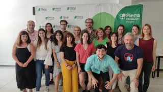 El equipo del proyecto ‘Mi Casa’ en la comunidad autónoma de Aragón.