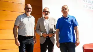 Álvaro Burrell, Félix Larrosa y Alfonso Adán.