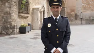 Pedro González, inspector jefe de la Policía Local de Teruel.