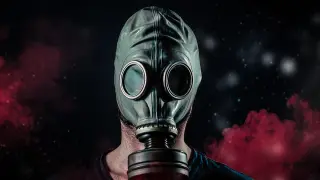 Máscara de gas, en una imagen de archivo