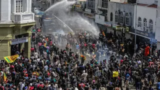 Anti-government protests rock Sri Lankan capital