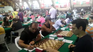 Enfrentamiento entre Peralta y Grigoryan en el Open Internacional de Benasque.
