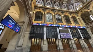 La Banca española en Madrid, este martes.