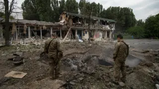 Ataques en Dnipro (Ucrania).