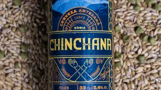 Etiqueta de la cerveza Chinchana, de Campo.
