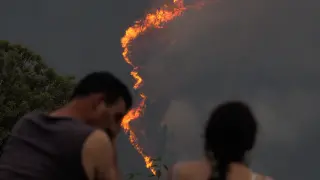 Los incendios azotan varias zonas de Galicia