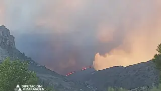 Incendio en Ateca.