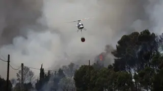Fotos del incendio de Ateca este miércoles