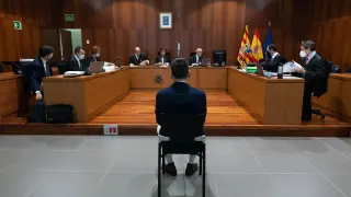 Un momento del juicio celebrado este miércoles en la Audiencia Provincial de Zaragoza.