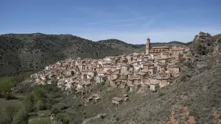 Vista de la localidad de Moros. gsc
