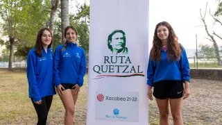 Lidia Fraca, Irene Quílez y Elena Pascual.