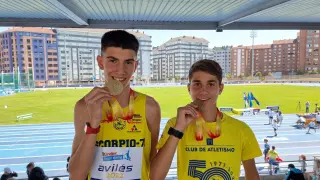 Aarón Gastón y Pablo Zárate, medallas de oro en el Nacional sub-16