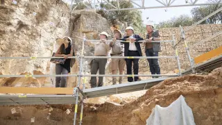 Alberto II de Mónaco visita Atapuerca.