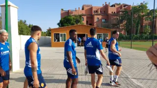 El Real Zaragoza prepara la pretemporada en Marbella.