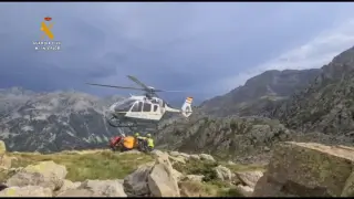 Rescatan a un montañero que descendía del Pico Infiernos, en Panticosa