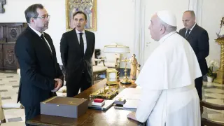Pope Francis receives the Ambassador of Ukraine to the Holy See