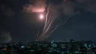 Los bombardeos sobre objetivos de la Yihad Islámica Palestina han continuado esta madrugada. MIDEAST ISRAEL PALESTINIAN CONFLICT IN GAZA