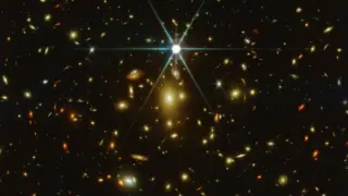 Una de las imágenes captadas por el telescopio espacial James Webb.