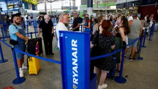 FILE PHOTO: Ryanair cabin crew strike in Malaga