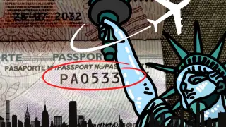 Los tres primero dígitos del pasaporte son la 'pe', la 'a' y la 'o', no el cero