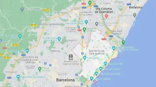 Distrito de Sant Martí, en Barcelona.