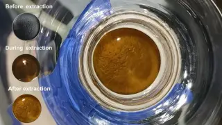 Extracción de oro a partir de unos desechos a través de una membrana de grafeno.