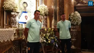 Una Ofrenda A La Virgen Del Real Zaragoza Multitudinaria