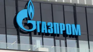 Gazprom es el suministrador ruso de gas.