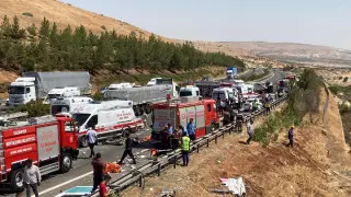 Accidente en Turquía con al menos 16 muertos