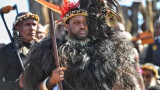 South Africa Zulu King crowning