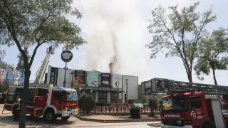 Incendio en un restaurante del Centro Comercial de Las Rozas.