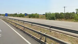 Vía C-14 en Tarragona, dónde se ha producido el accidente.