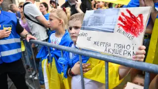 Día de la Independencia en Ucrania.