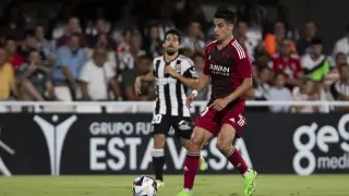 Imágenes del partido FC Cartagena vs. Real Zaragoza durante la tercera jornada de la Segunda División.