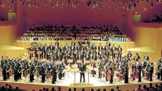 La Banda Sinfónica de Aragón, el 29 de marzo de 1998 en la sala Mozart