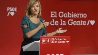 La portavoz del PSOE, Pilar Alegría.