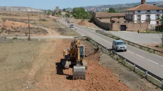 O fotos_te@henneo.combras de mejora del cruce de la carretera de Cuenca a Villastar /2022-09-01/ Foto: Jorge Escudero[[[FOTOGRAFOS]]]