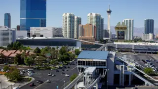 Vista de Las Vegas, en Estados Unidos