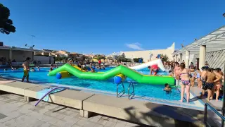 Las piscinas de Binéfar han registrado este verano cerca de 50.000 usos.