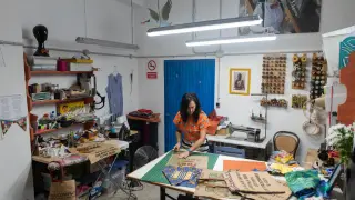Un taller de ropa ecológica.