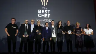 Foto de los premiados en la gala, celebrada en Madrid