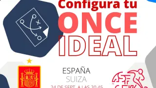 Configura tu once ideal para el partido de España en La Romareda