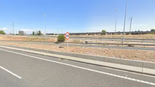 autovía A-43 a la altura de Miguelturra (Ciudad Real)