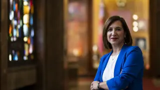 Sara Fernández, portavoz de Ciudadanos en el Ayuntamiento de Zaragoza.