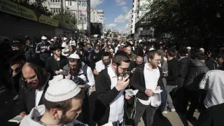 Orthodox Jewish pilgrims celebrate Rosh Hashanah in Uman