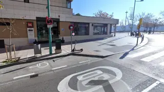 El accidente se registró en la calle Sobrarbe